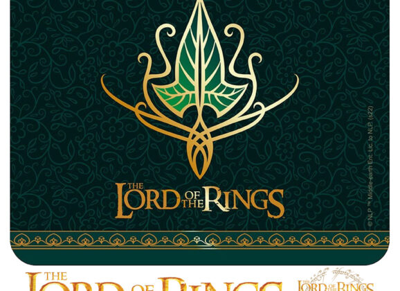 Mousepad Élfico com a Folha de Lórien de O Senhor dos Anéis