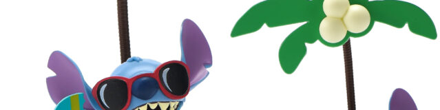 Luminária de mesa Stitch, o Experimento nº 626 com prancha de surfe