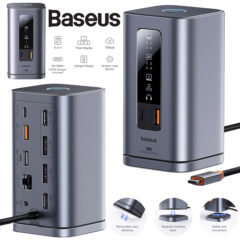 Estação Baseus Spacemate RD1 Docking Station com 11 portas