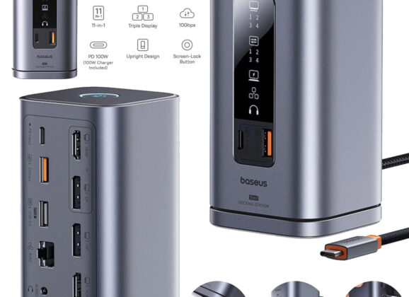 Estação Baseus Spacemate RD1 Docking Station com 11 portas