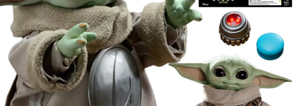 Boneco Animatrônico Grogu Premium do filme Star Wars: O Mandaloriano e Grogu