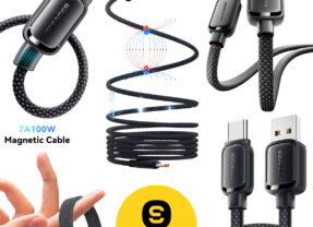 Cabo Essager USB ES-X56 com revestimento magnético anti enrolamento (100W/7a)