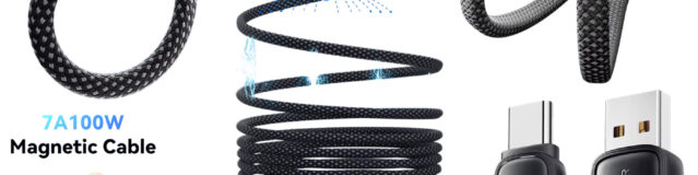 Cabo Essager USB ES-X56 com revestimento magnético anti enrolamento (100W/7a)