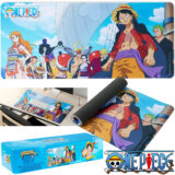 Mousepad One Piece “Wano Country” com Piratas do Chapéu de Palha em estilo Samurai