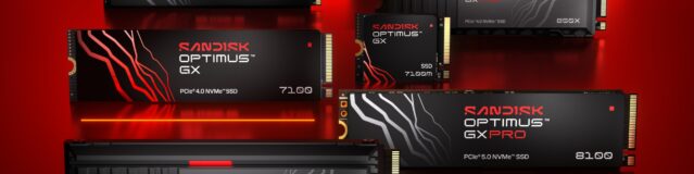 Sandisk lança sua nova linha de SSDs internos Sandisk Optimus, com modelos a partir de 1 TB