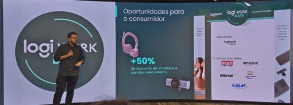 Logitech lança promoção Logi Work Days no Brasil, com descontos de até 50%
